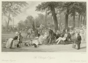 シャンゼリゼ 作： ユージン・ルイ・ラミ